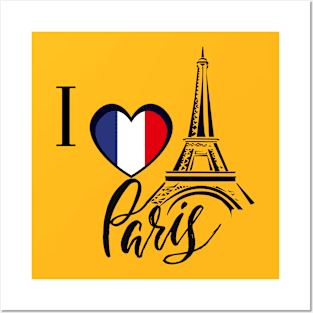 I ❤ Paris Posters and Art